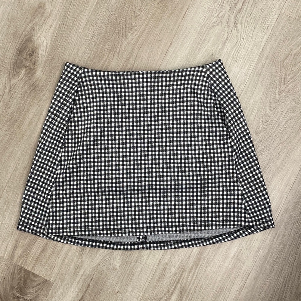 Lala land checkered mini skirt